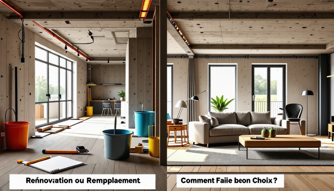 découvrez les clés pour choisir entre rénovation ou remplacement de vos équipements. cet article vous guide à travers les critères essentiels pour prendre la meilleure décision selon vos besoins, votre budget et l'impact environnemental. ne vous trompez pas et optimisez vos choix !